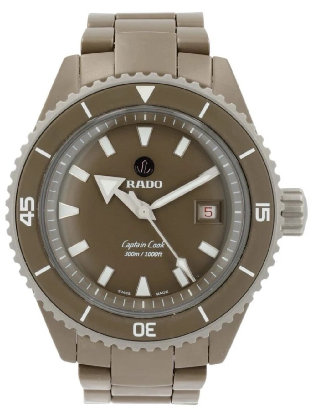 Rado Captain Cook Ceramic 43mm Automatic Movement Men’s Watch 763.6130.3